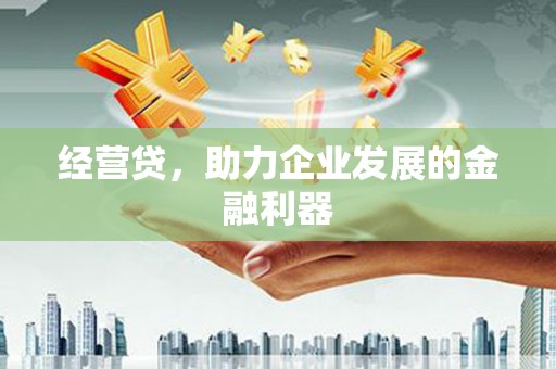 九台经营贷，助力企业发展的金融利器