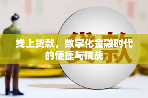 洮北线上贷款，数字化金融时代的便捷与挑战