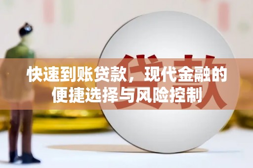 旺苍快速到账贷款，现代金融的便捷选择与风险控制
