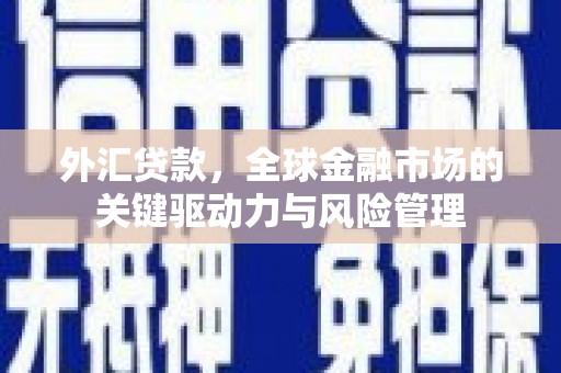 迁安市外汇贷款，全球金融市场的关键驱动力与风险管理