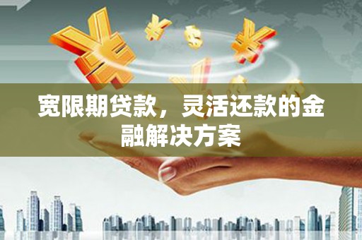 临渭宽限期贷款，灵活还款的金融解决方案