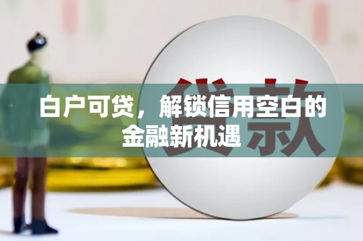 海盐白户可贷，解锁信用空白的金融新机遇