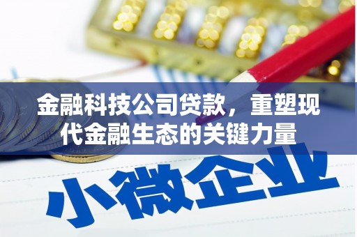 景县金融科技公司贷款，重塑现代金融生态的关键力量