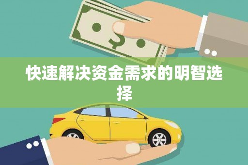 赫山快速解决资金需求的明智选择