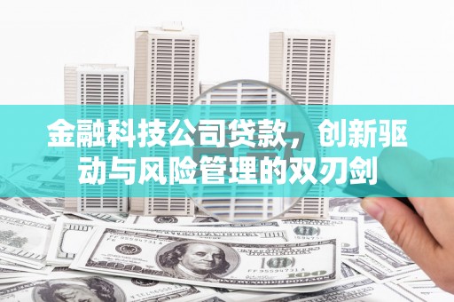 临县金融科技公司贷款，创新驱动与风险管理的双刃剑